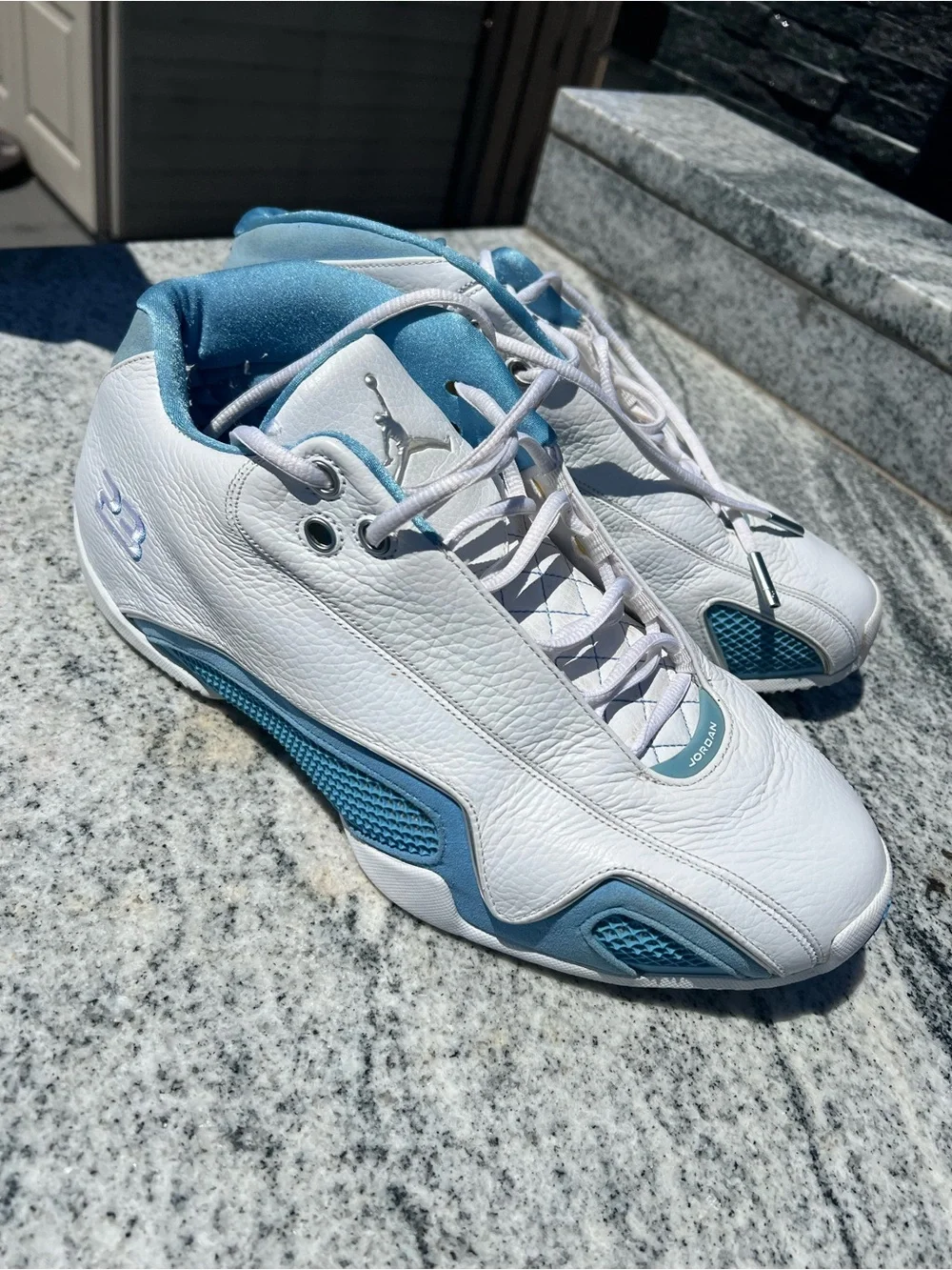 Jordan 21 Low Size 13 UNC Powder Blue/ White /Metallic Silver